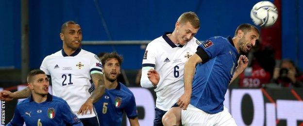 Northern Ireland were unable to break Italy's long unbeaten run