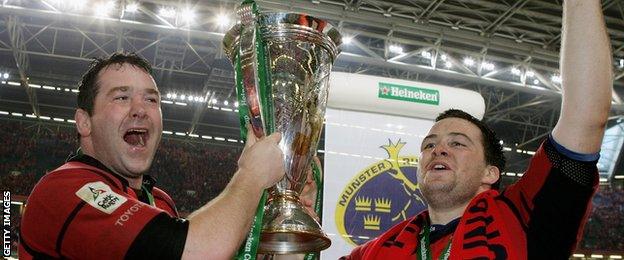 Anthony Foley and Marcus Horan