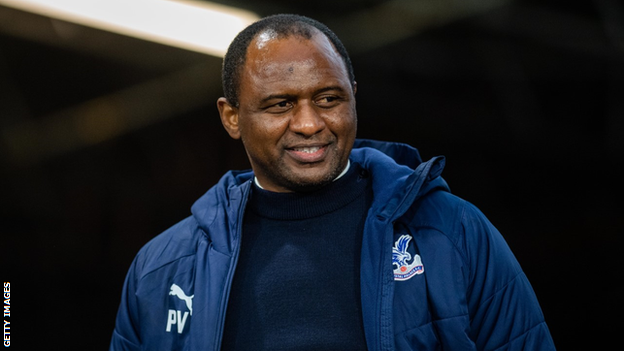 Crystal Palace manager Patrick Vieira