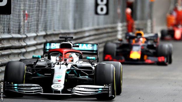 Lewis Hamilton and Max Verstappen