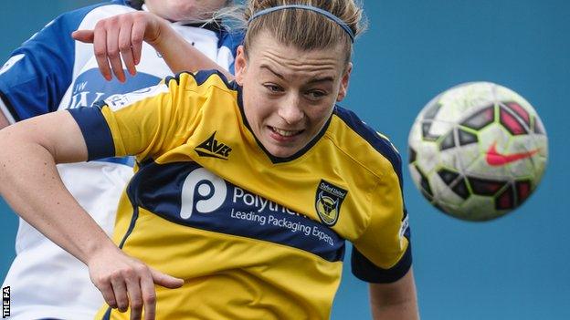 Oxford United Women midfielder Kat Nutman