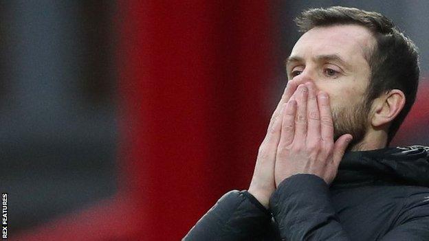 Stoke City manager Nathan Jones