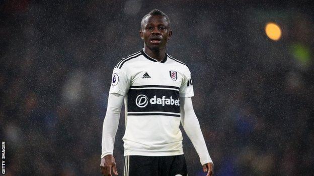 Jean Michael Seri playing for Fulham