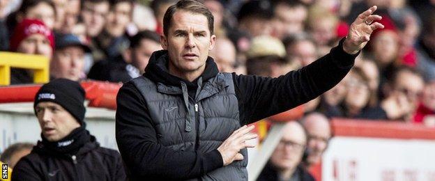 Partick Thistle manager Alan Archibald admitted his side were off the pace