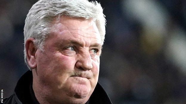 Steve Bruce has never previously gone more than his first three games without winning in his previous 11 managerial postings