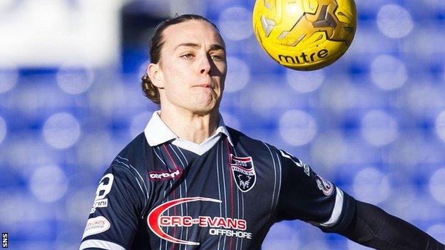 Ross County midfielder Jackson Irvine