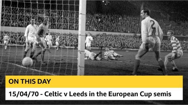 Celtic v Leeds in 1970