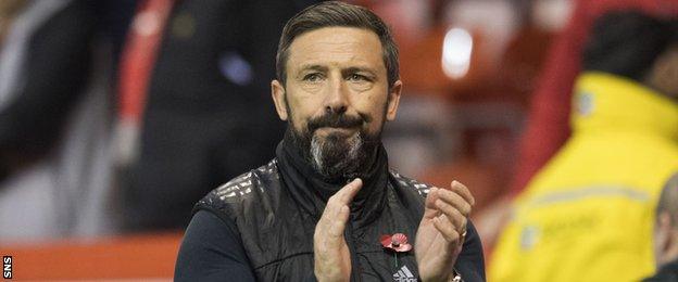 Aberdeen manager Derek McInnes