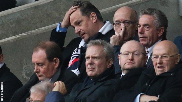 Bolton Wanderers CEO Dean Holdsworth watching their defeat by Preston