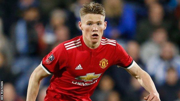 Manchester United midfielder Scott McTominay