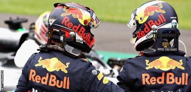 Max Verstappen and Daniel Ricciardo