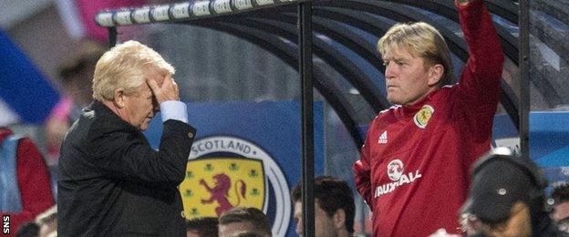 Gordon Strachan and Stuart McCall