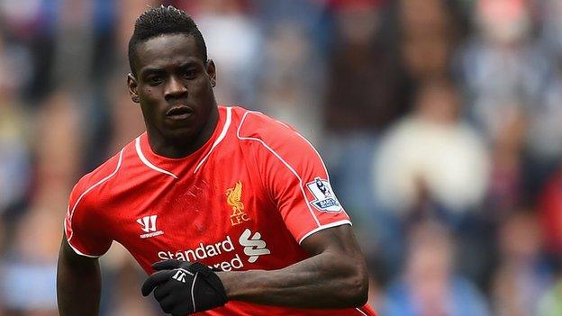 Liverpool striker Mario Balotelli