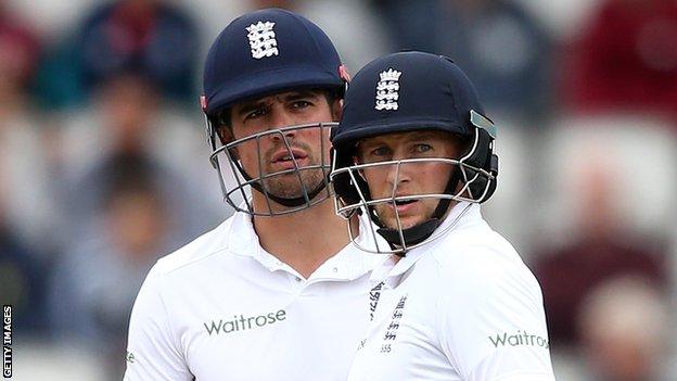 Alastair Cook and Joe Root