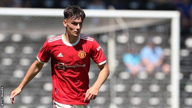 Dylan Levitt was sent out on loan last season by Manchester United