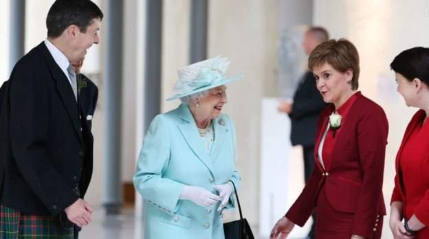 The Queen meets Nicola Sturgeon