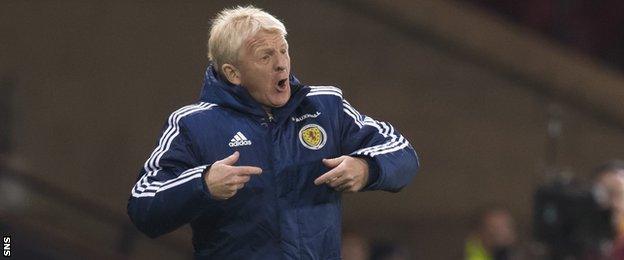 Scotland manager Gordon Strachan