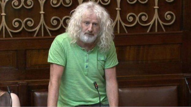 Independent Irish TD Mick Wallace