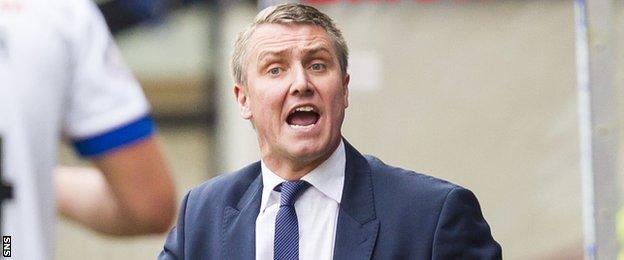 Kilmarnock manager Lee Clark