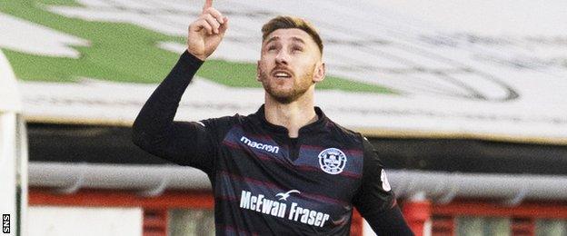 Louis Moult celebrates