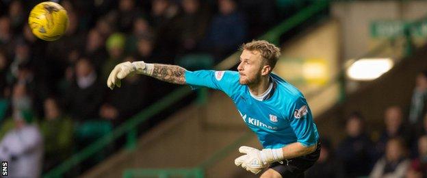 Dundee goalkeeper Scott Bain