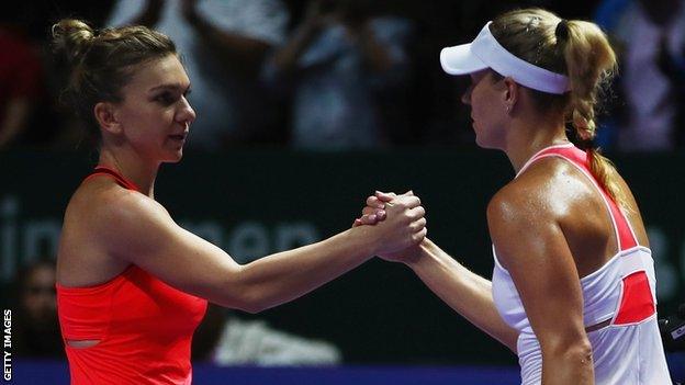 Simona Halep and Angelique Kerber