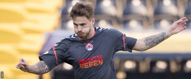 Clyde striker David Goodwillie