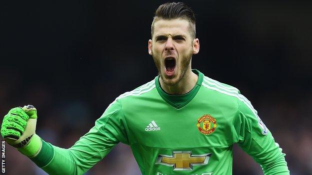 Manchester United keeper David de Gea