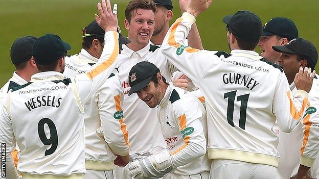 Nottinghamshire celebrate