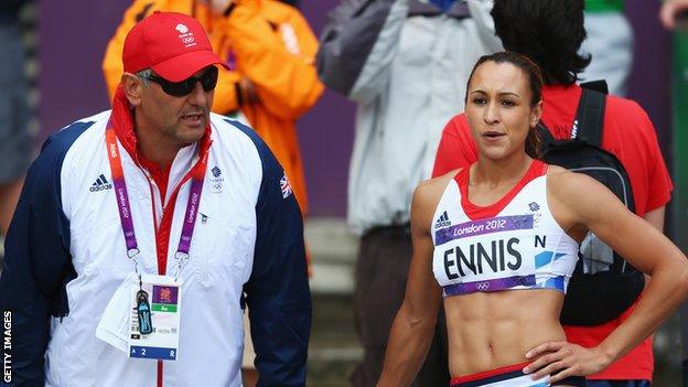 Toni Minichiello and Jessica Ennis-Hill