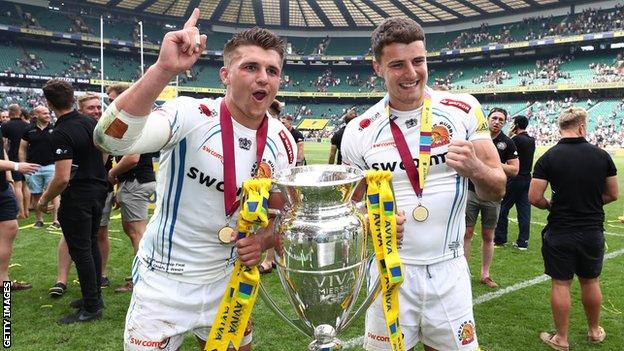 Henry Slade and Ollie Devoto