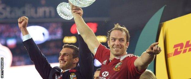 Sam Warburton and Alun Wyn Jones