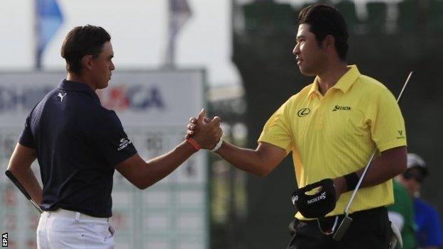 Rickie Fowler and Hideki Matsuyama