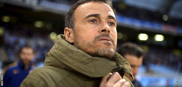 Luis Enrique made four unenforced changes to the Barca team