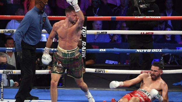 Josh Taylor made British boxing history with victory over Jose Ramirez in Las Vegas