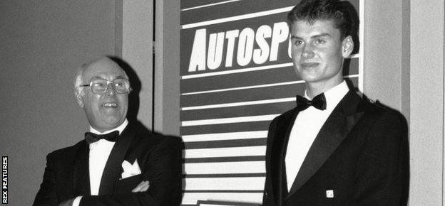 Murray Walker and David Coulthard