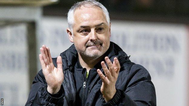 Dundee United manager Ray McKinnon