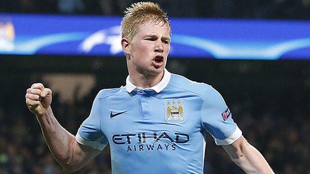 Manchester City midfielder Kevin de Bruyne