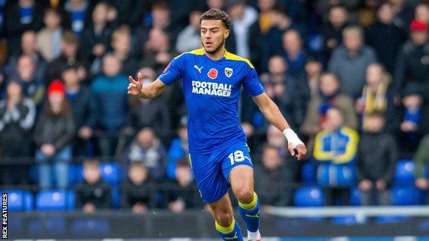 Nesta Guinness-Walker playing for AFC Wimbledon