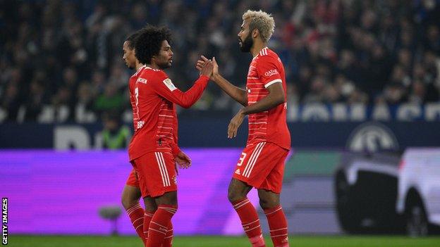 Serge Gnabry and Eric Macim Choupo-Moting