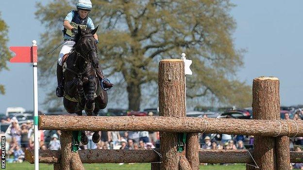 Jonelle Price and Classic Moet at the Badminton Horse Trials