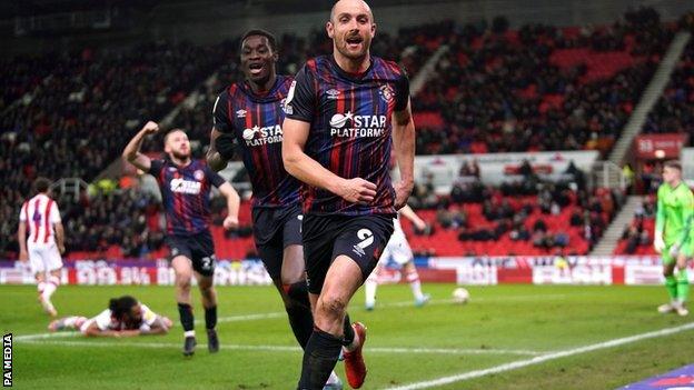 Danny Hylton's second goal of the season was his first in five months