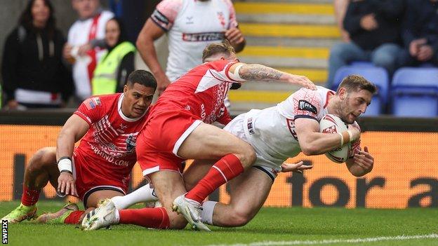 Centre Jake Wardle scored on his England debut against the Combined Nations All Stars last week