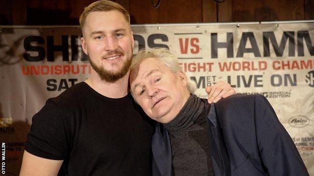 Wallin says his father only allowed him to start boxing aged 15