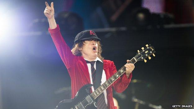 Angus Young of AC/DC