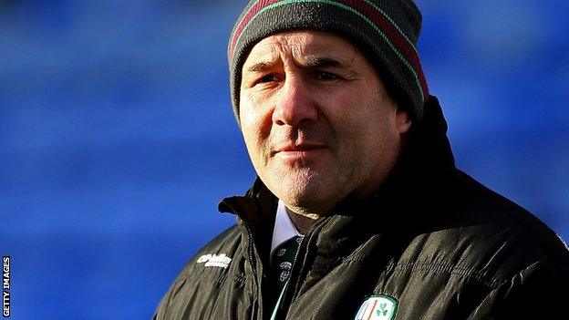 London Irish head coach Tom Coventry