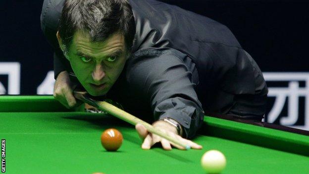 Five-time world champion Ronnie O'Sullivan