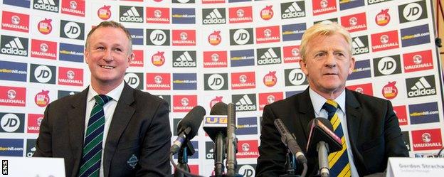 Michael O'Neill and Gordon Strachan