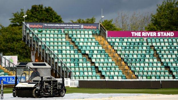 Rain at Taunton