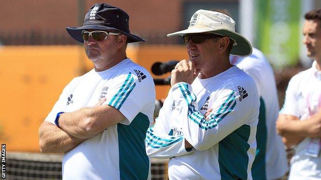 Paul Farbrace with Trevor Bayliss